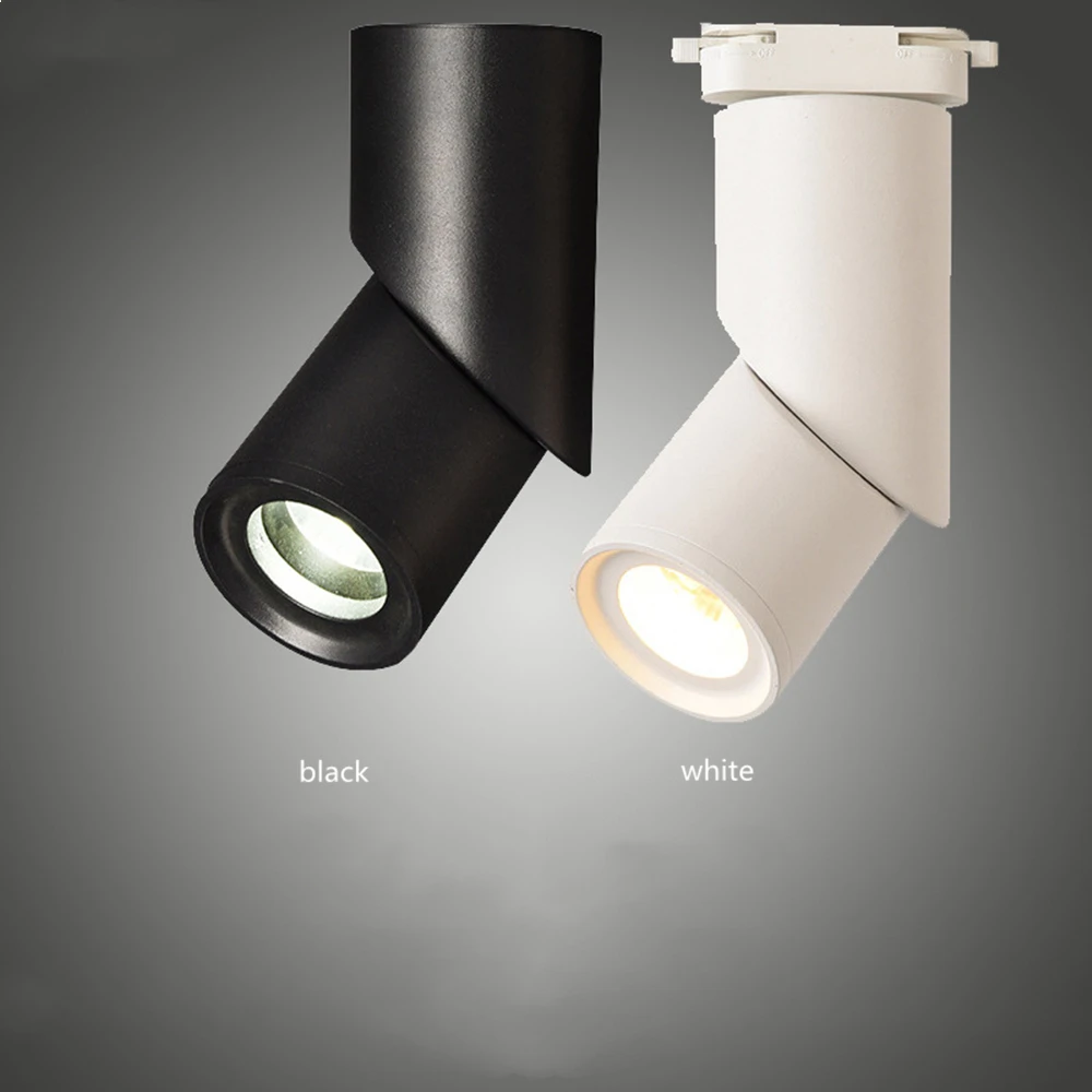 

spotlight ceiling lights track light Surface mounted 12W aisle lights living room background wall tube folding lights home mall