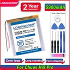 Аккумулятор LOSONCOER 5900 мАч Hi9 Pro для планшетов Chuwi Hi9 Pro