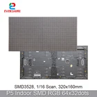 SMD3528 P5 RGB полноцветный 320x160 мм 64x3 2 пикселя 116s внутренний экран модуль светодиодной матрицы