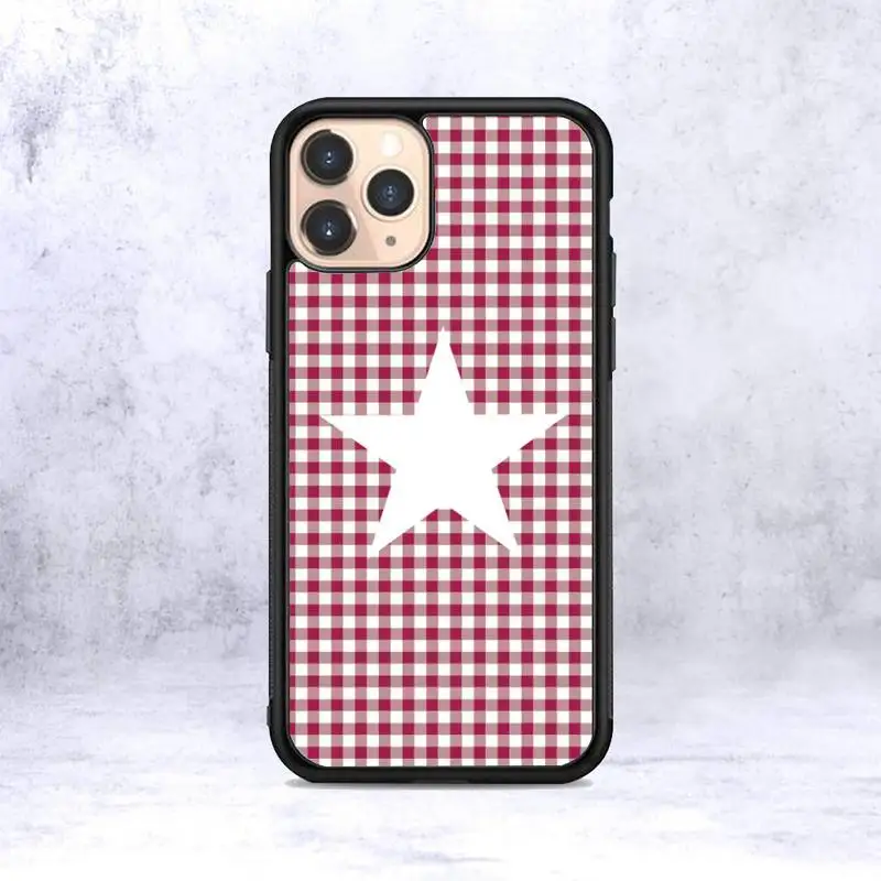 

five-pointed star 8 Phone Case for iPhone 12 mini 11 pro XS Max X XR 6 7 8 plus SE20 High quality TPU silicon cover
