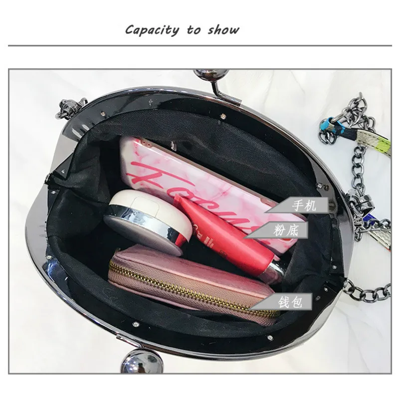 Shell Crossbody Bags For Women 2020 Fashion Diamonds Messenger Lady Tote Shoulder Large Capacity Handbags New Trend | Багаж и сумки