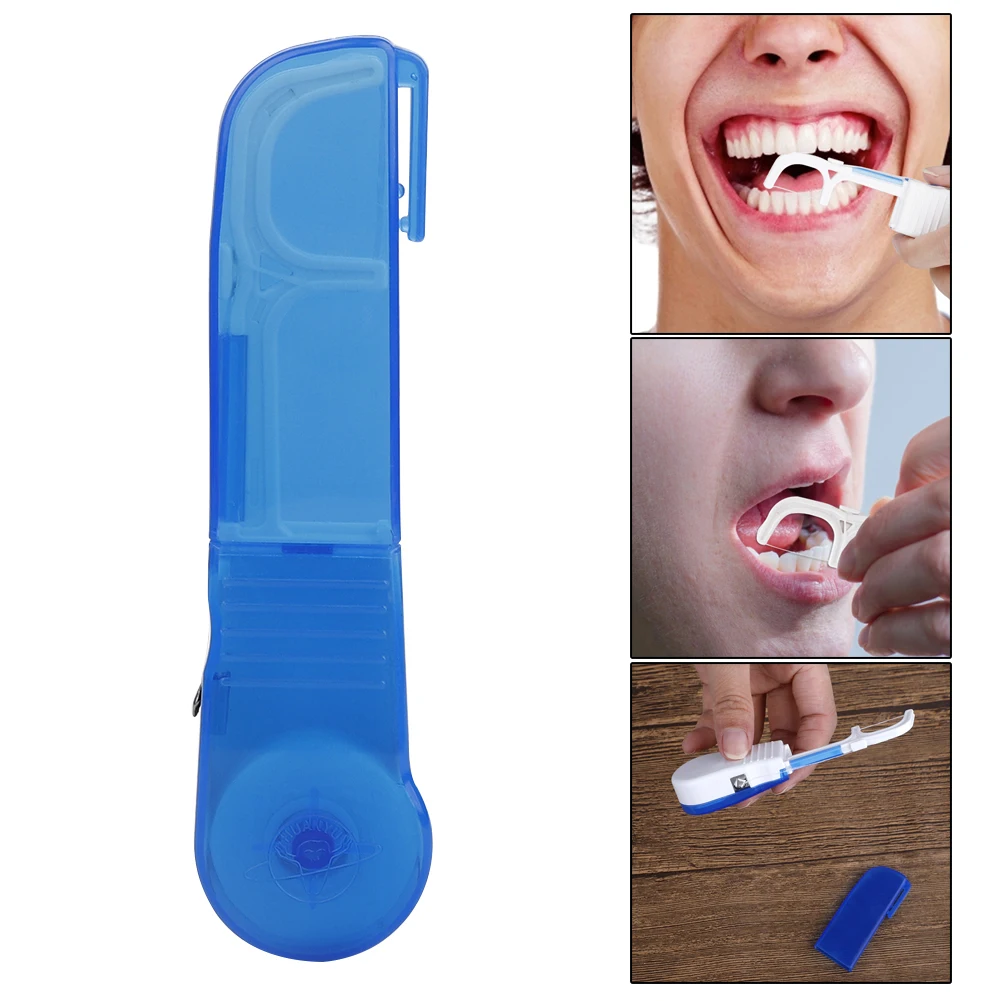 Экологичная зубная нить 30 м гигиена полости рта для чистки зубов с мятным вкусом