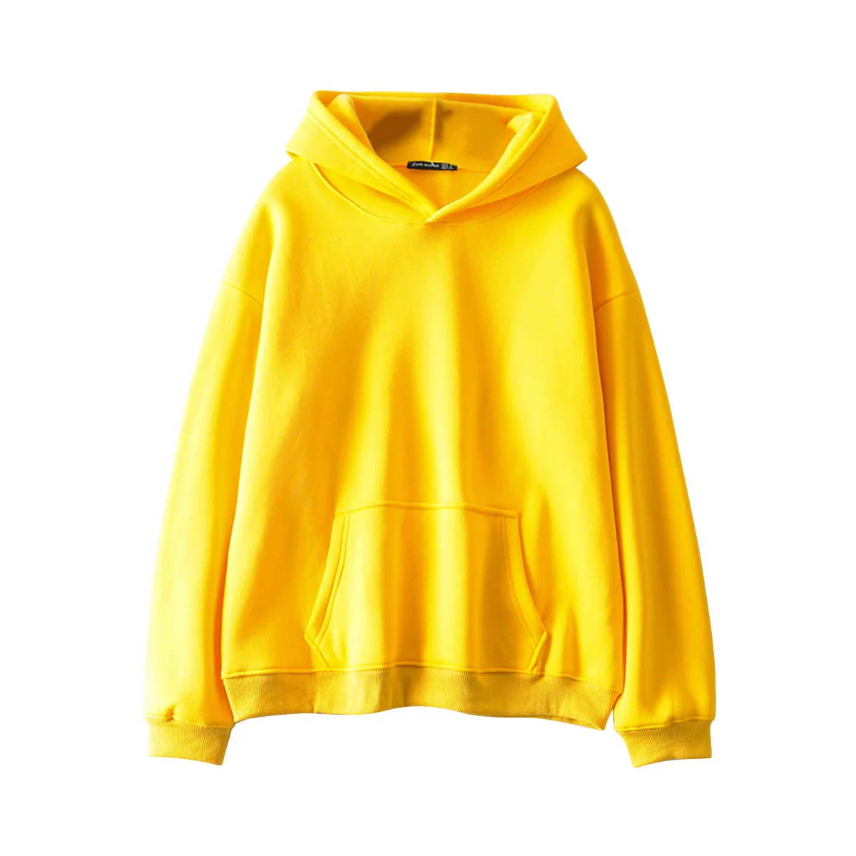 

Women Solid Color Hoodies Outerwear Loose Long Sleeve Fleece Hooded Sweatshirts with Pocket