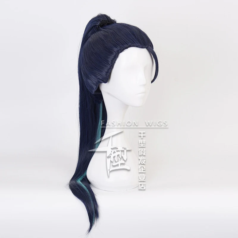 KDA Baddest Kaisa Wig Cosplay Costume Heat Resistant Synthetic Long Ponytail Hair Women Carnival Party Wigs |