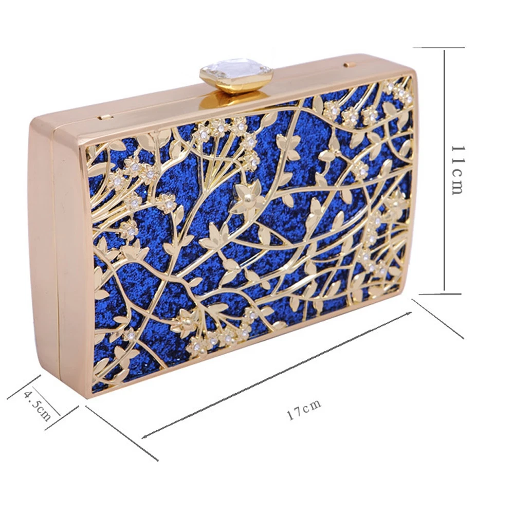 Сумка Чонсам в новом стиле вечерний клатч ретро жесткий футляр металлическая