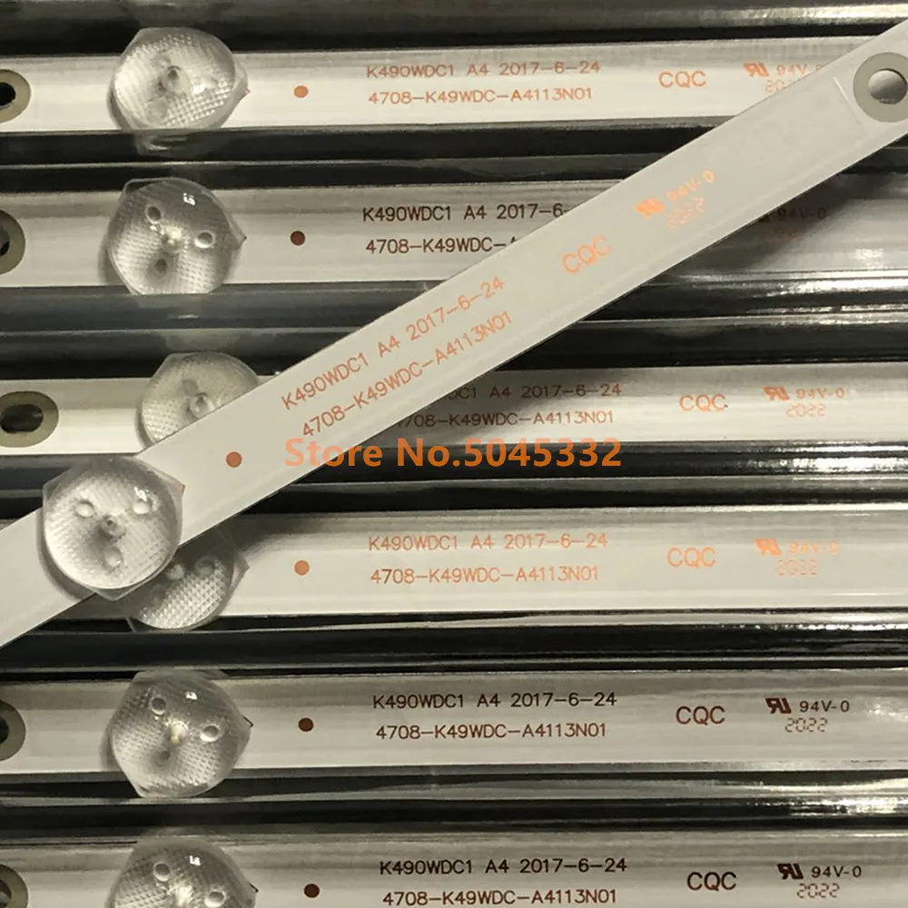 Светодиодный Подсветка полоса для надежного удержания P hilips K490WDC1 49PUF6032 49U5070