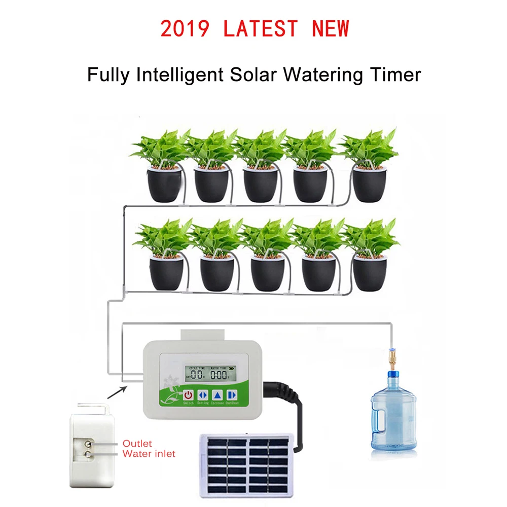 PI67 автоматическое устройство орошения сада тихий завод само капельного полива и