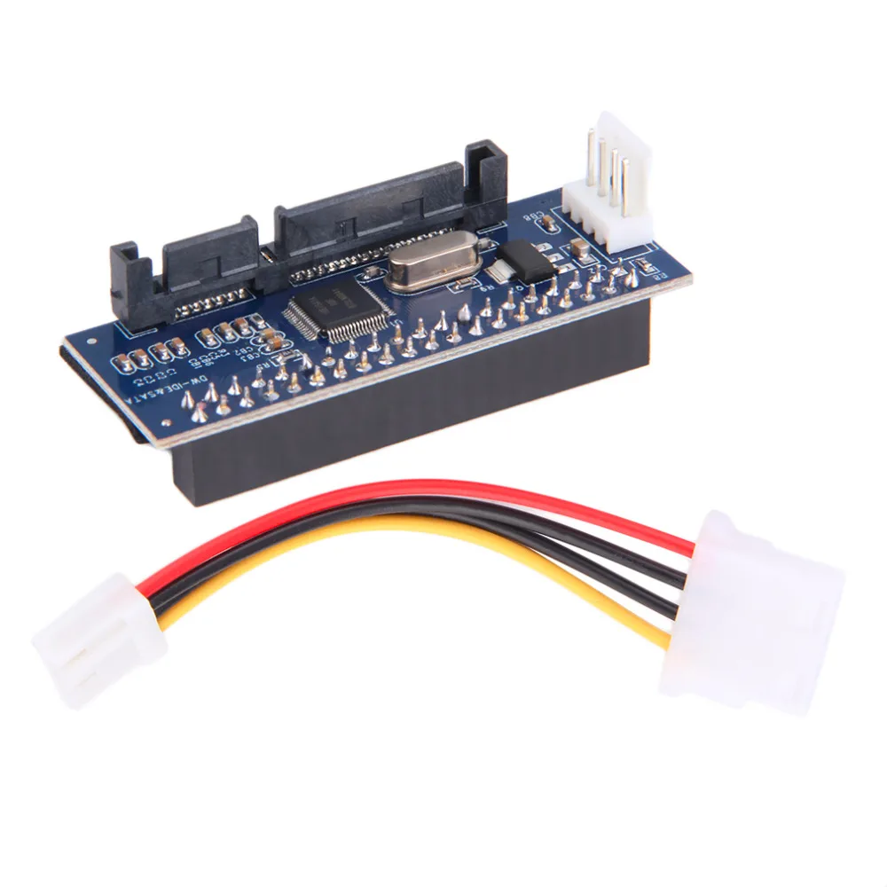 40 контактный IDE/SATA Женский к SATA 7 + 15Pin 22 разъем адаптер PATA чтобы карта