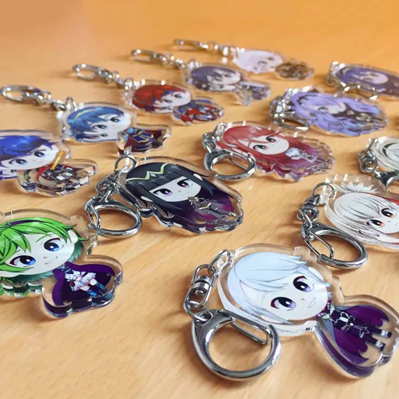 Брелок для ключей с японским аниме Семь смертных грехов акриловый мужчин и