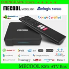 2020 Mecool KM1 в ТВ Google Сертифицированный Android10.0 4 Гб 64 Гб Smatt ТВ Box Amlogic S905X3 премьер-видео в формате 4K двухъядерный процессор Wi-Fi 2T2R Декодер каналов кабельного телевидения