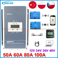 epever mppt solar charge controller tracer 100a 80a 60a 50a battery charger regulator solar cells panel tracer5415an 5420an 6415