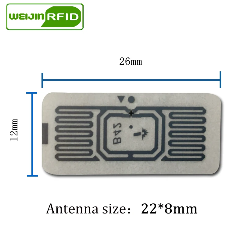 RFID метка UHF наклейка Impinj B42 EPC 6C влажная инкрустация 915 МГц 868mhz860-960MHZ 500 шт.