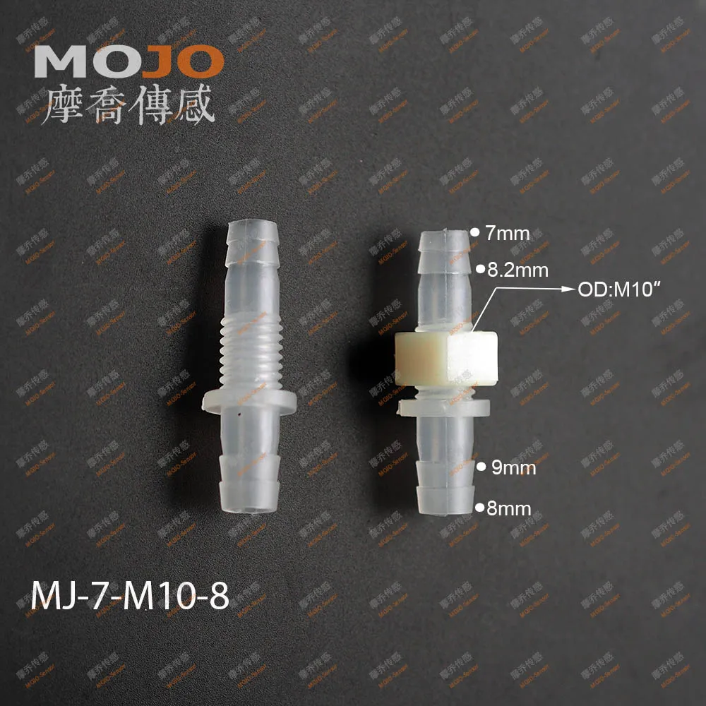 2020 MJ-7-M10-8 прямое соединение от 7 мм до 8 M10 наружная резьба фитинг трубы 100 шт./лот |