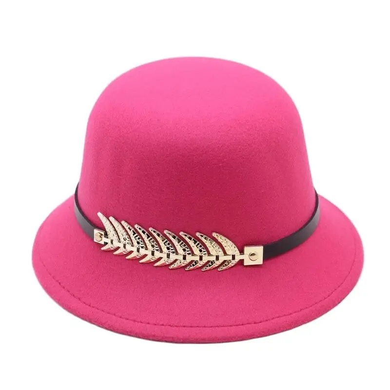 2018 новинка для возраста от 9 цветов Сезон осень зима имитация шерсти шляпа Fedora