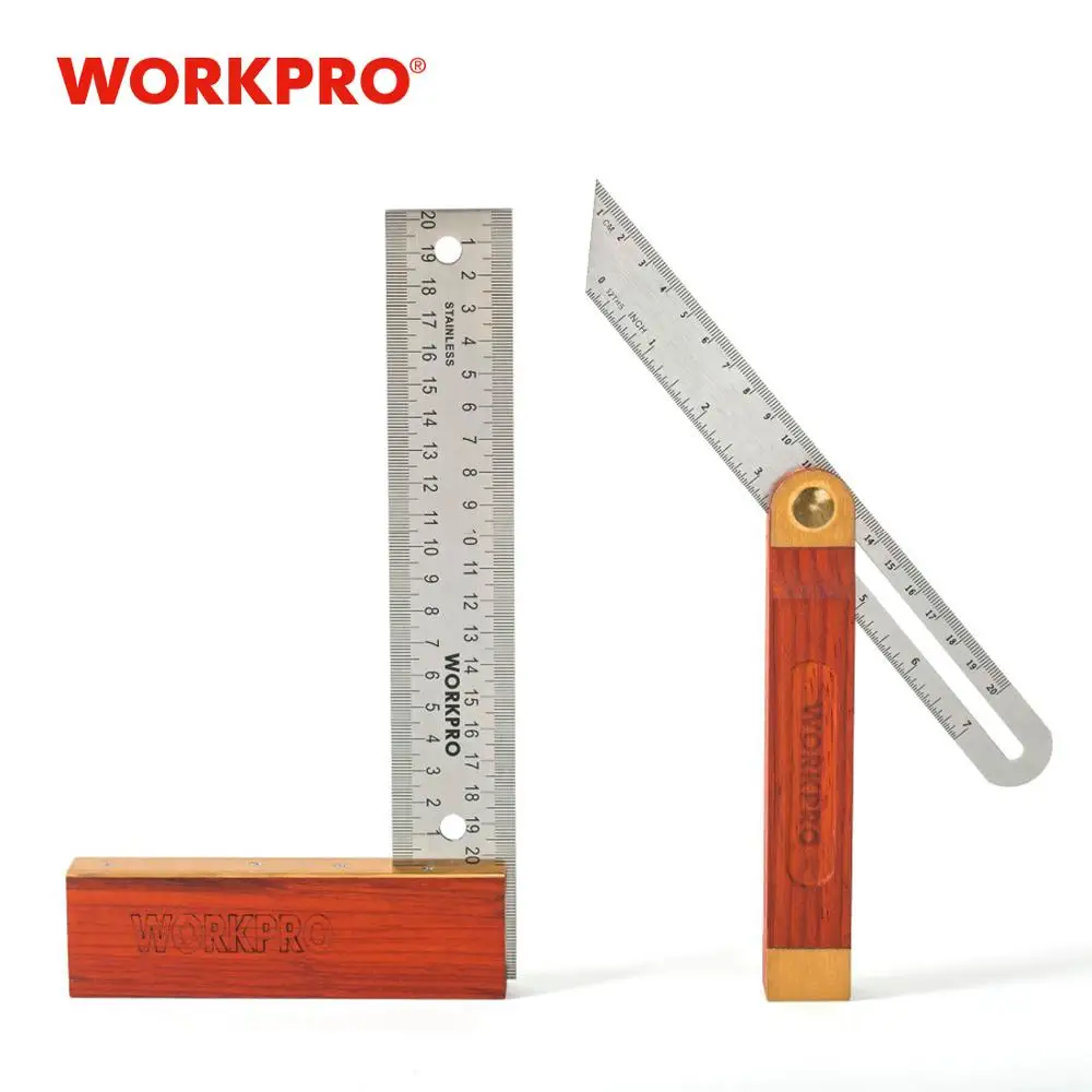 WORKPRO 2 in 1 Angle Rulers Gauges 8