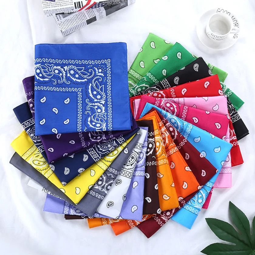 

New Headbands Unisex Bandana Head Scarf Headwraps for Women Designer Headwear Double Sided Head Wrap Men Masks Face Scarf