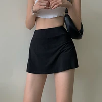 womens fashion summer mini skirts slim thin a line high waist casual faldas cortas mujer solid basic sexy buttocks jupe femme