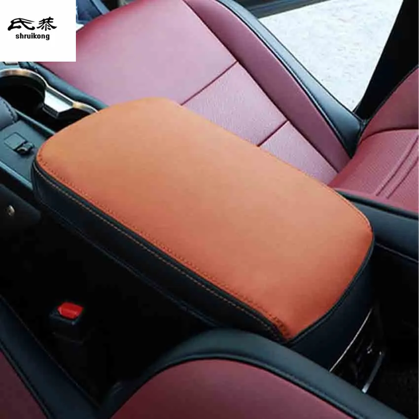 Бесплатная доставка 1 шт. кожаный центральный подлокотник чехол для 2015 2018 Lexus NX300