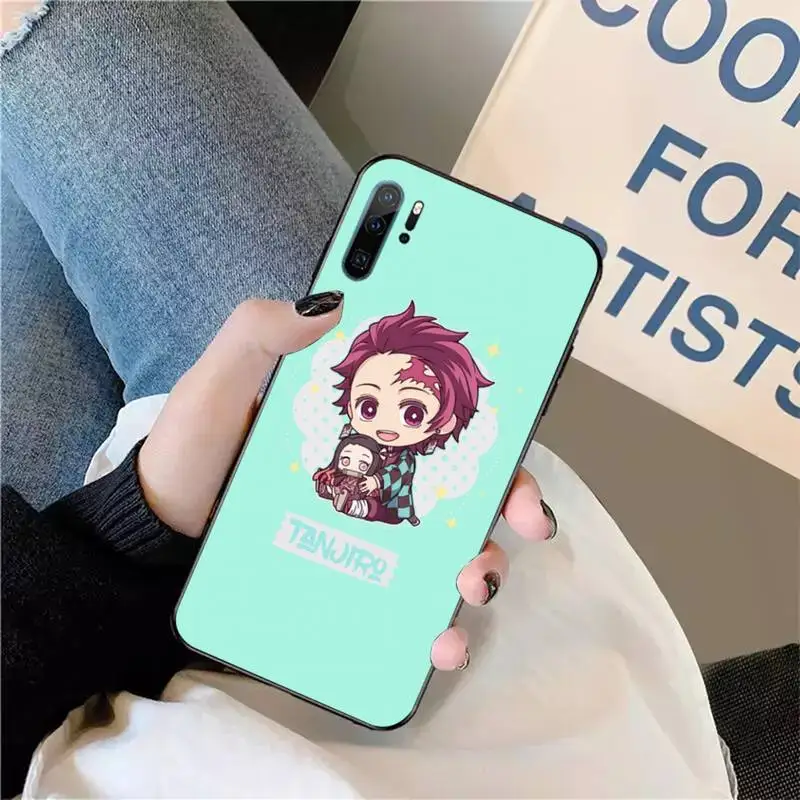 

Demon Slayer Kawaii Anime Phone Case For Huawei honor Mate P 9 10 20 30 40 Pro 10i 7 8 a x Lite nova 5t
