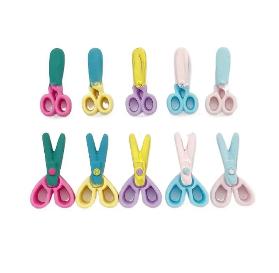 

Creativity New Resin Cartoon Scissor Flatback Mini Dollhouse Toy DIY Handmade Scrapbooking Decoration Accessory