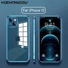 Мягкий силиконовый чехол с квадратным покрытием для iPhone 13 12 11 Pro Max X XS Max 7 8 Plus SE 2020 11 12 13 Pro 6 6 Plus, прозрачный чехол