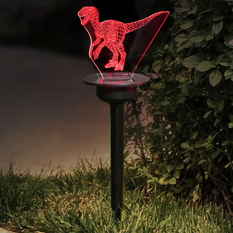 

LED Solar Power Animal Lawn Lamp Garden Yard Stake Landscape Outdoor Light Decor Solar Acrylic Lawn Lights Night Lights