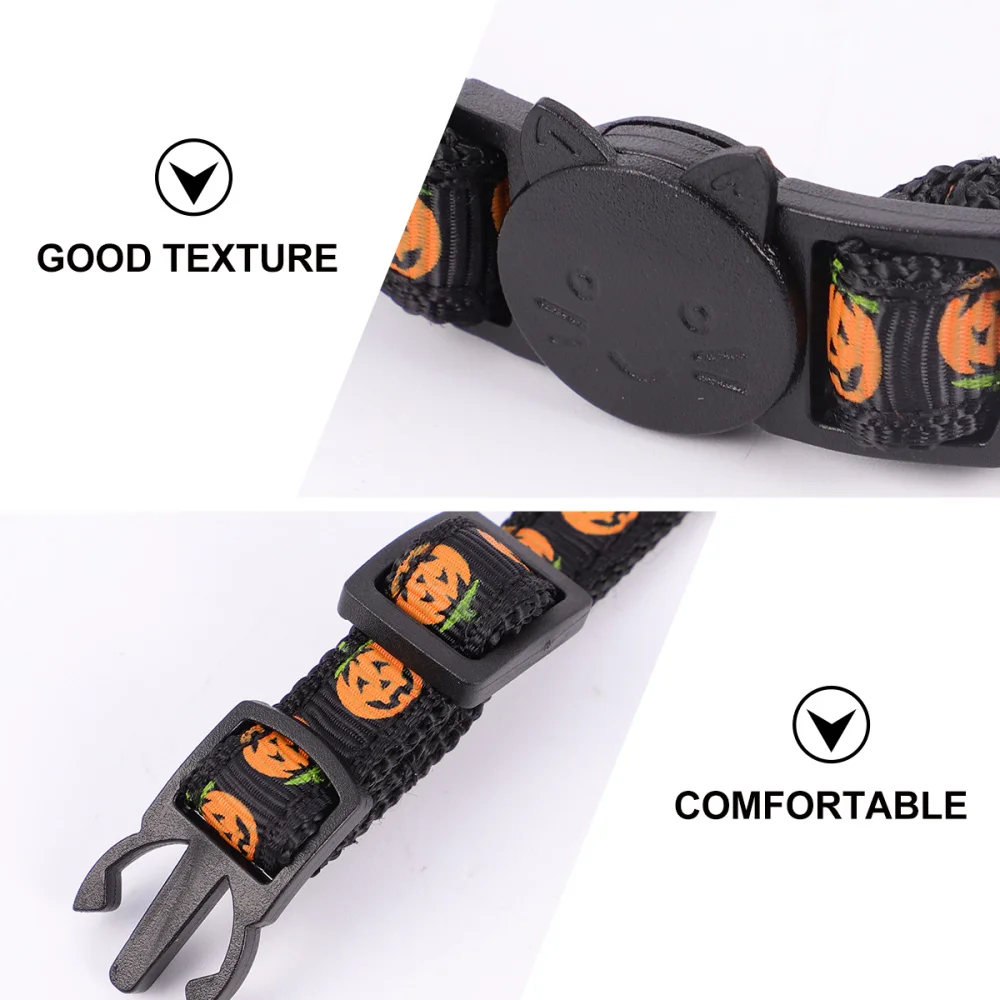 

3pcs Cat Collar With Bell Neck Strap Adjustable Cat Collar