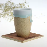 creative ceramic cups teacup flow glaze cup couple cup ice cream cups mugs teacup onsale