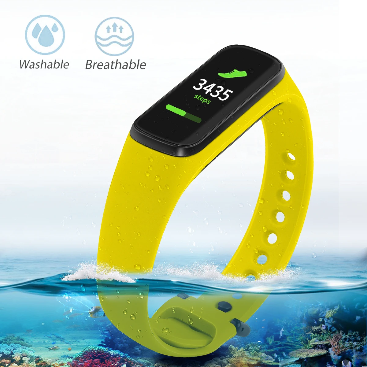 ТПУ силиконовый браслет для samsung Galaxy Fit E ремешок часов чистый цвет Ремешок