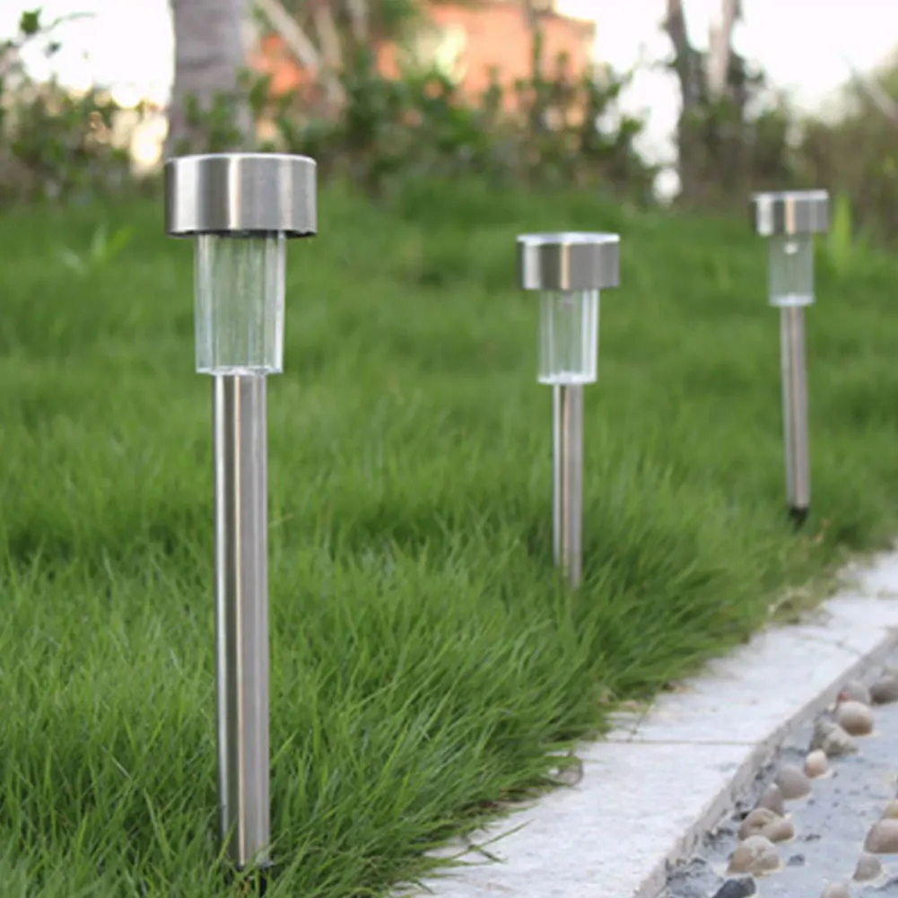 

Solar Garden Lights LED Pathway Lights Landscape Lamp 600 MAh Outdoor Waterproof For Outside Backyard Lawn Patio Yard 10PCS