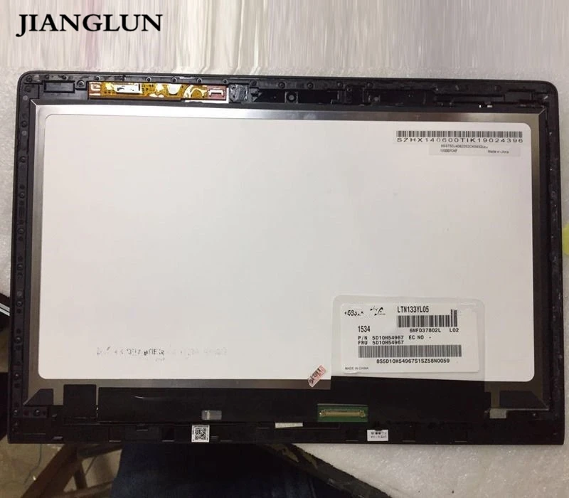 

JIANGLUN For 13.3"Lenovo Yoga 900 LCD Screen+Touch Digitizer Assembly LTN133YL05 3200x1800 With Frame