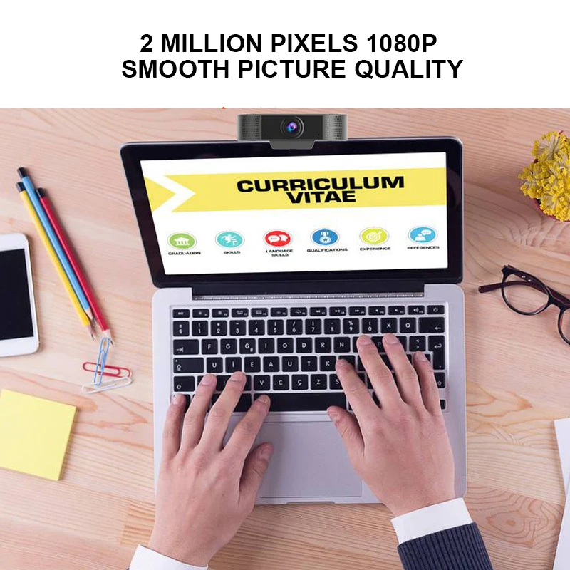 Веб камера с автофокусом и микрофоном 1080P USB2.0|Видеокамеры 360 °| |