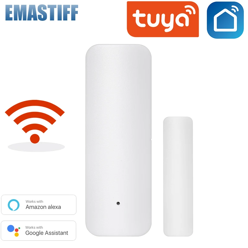 Tuya Smart WiFi Door Sensor Door Open / Closed Detectors WiFi App Notification Alert security alarm support Alexa Google Home