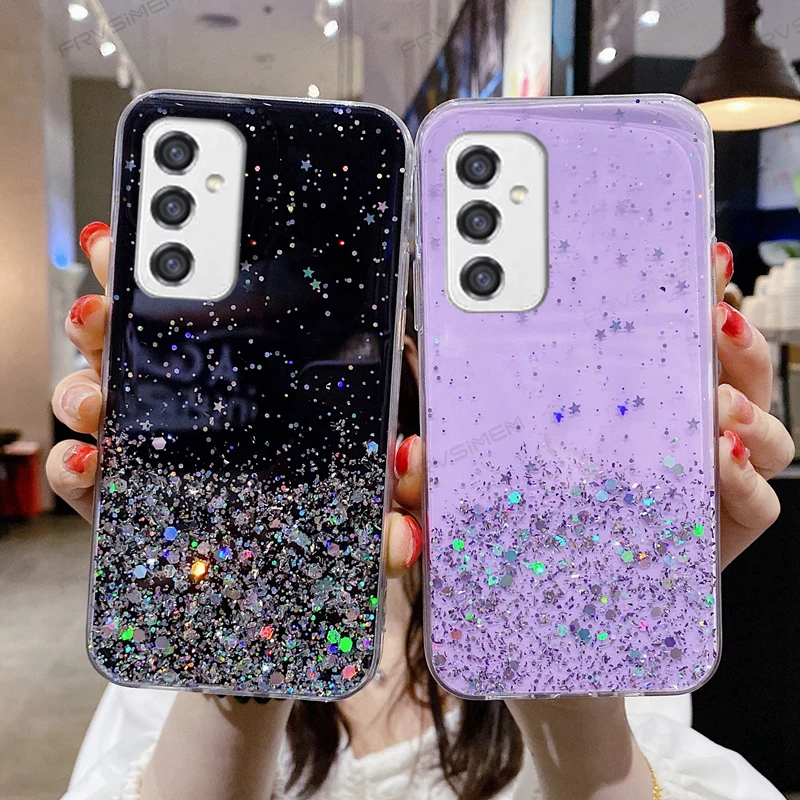 Модный Блестящий бриллиантовый блестящий чехол со звездами для телефона Samsung Galaxy