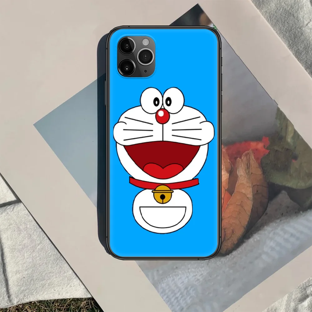 

doraemon cute cartoon Phone Case Cover Hull For iphone 5 5s se 2020 6 6s 7 8 12 mini plus X XS XR 11 PRO MAX black Waterproof