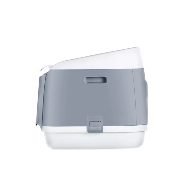 

Double door foldingPet Toilet Bedpan Anti Splash Cats Litter Box Cat Dog Kitten Dog Clean Toilette Home Plastic Supplies