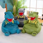 Диван-Динозавр из крокодиловой кожи, креативная имитация обучающего кресла, Мягкий моющийся съемный диван, Детская плюшевая игрушка, подарок для детей