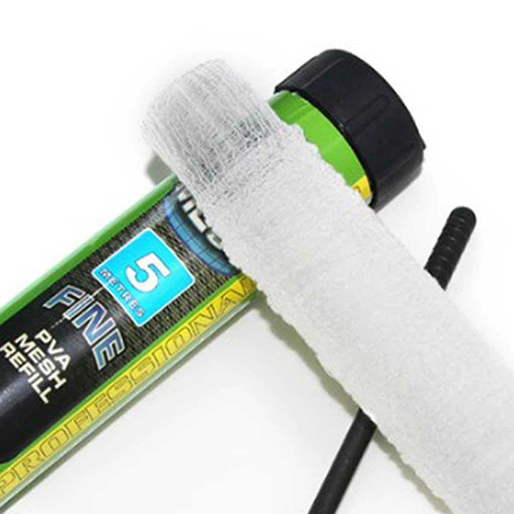 ПВА рыболовная сетка растворяется многоразовый мешок для твердой приманки