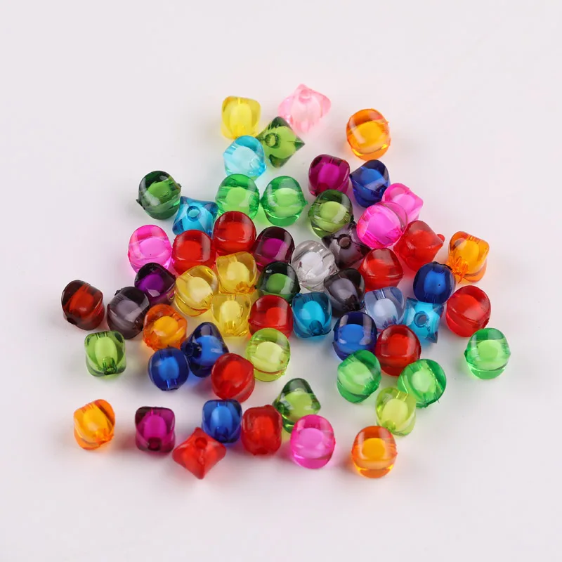 Diy ювелирные аксессуары 10 мм квадратные Квадратные бусины акриловые материал