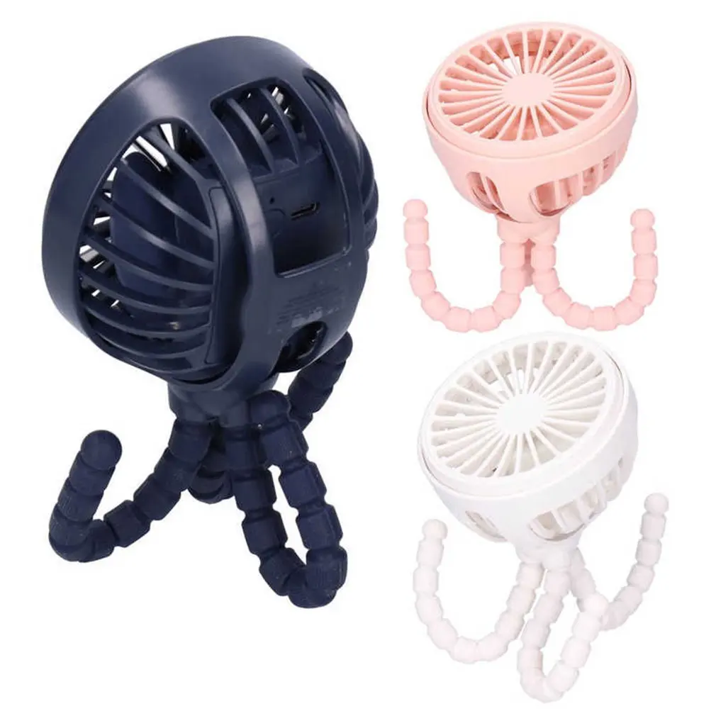 

Mini Hand-held Octopus Clip Fan Portable 360 Adjustable Clip Silent Electric Fan Outdoor Travel Air Cooling Fan Ventilador