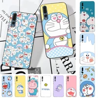 cartoon anime doraemon phone case for huawei p30 40 20 10 8 9 lite pro plus psmart2019