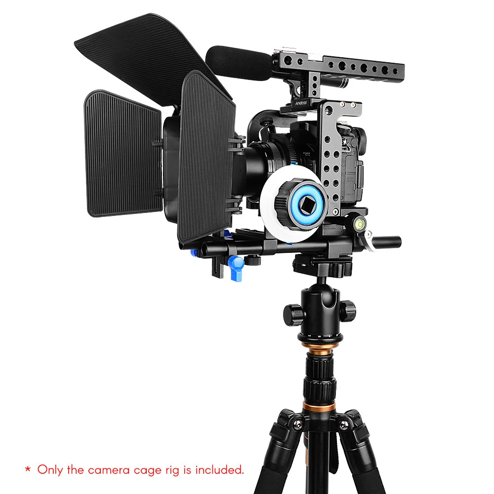 

Video Camera Cage Stabilizer Aluminum Alloy for GH5/GH4 DSLR to Mount Mic Monitor LED Light Film Making Accessories