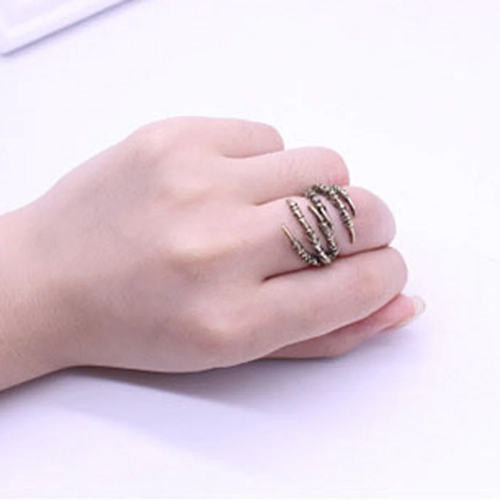 Модные мужские Открытые Кольца Talon тайные ювелирные изделия готический панк