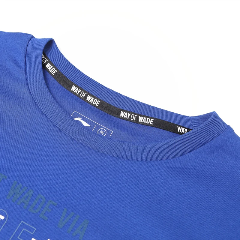 (Break Code) мужские майки Ли-нин Уэйд хлопковые дышащие спортивные футболки с