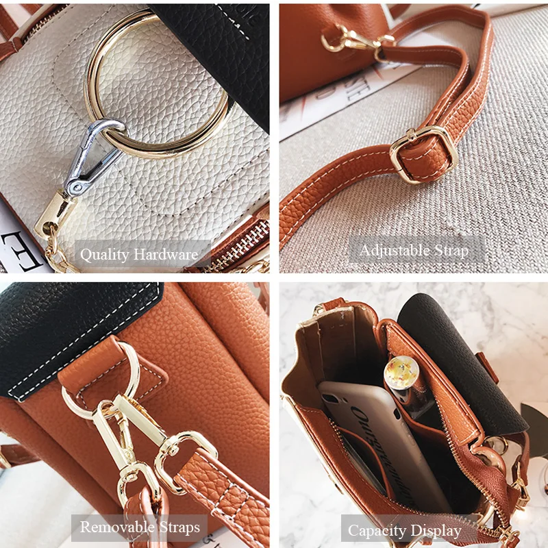 Doranmi контраст Цвет мини рюкзак Элитный бренд разработан Для женщин школьный