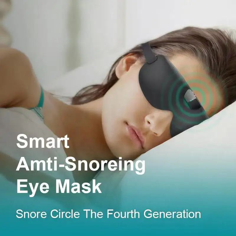 Snore stopper Anti eye mask Prevents snore Black Comfortable Sleep Snoring Solution Apnea Sleeping | Красота и здоровье
