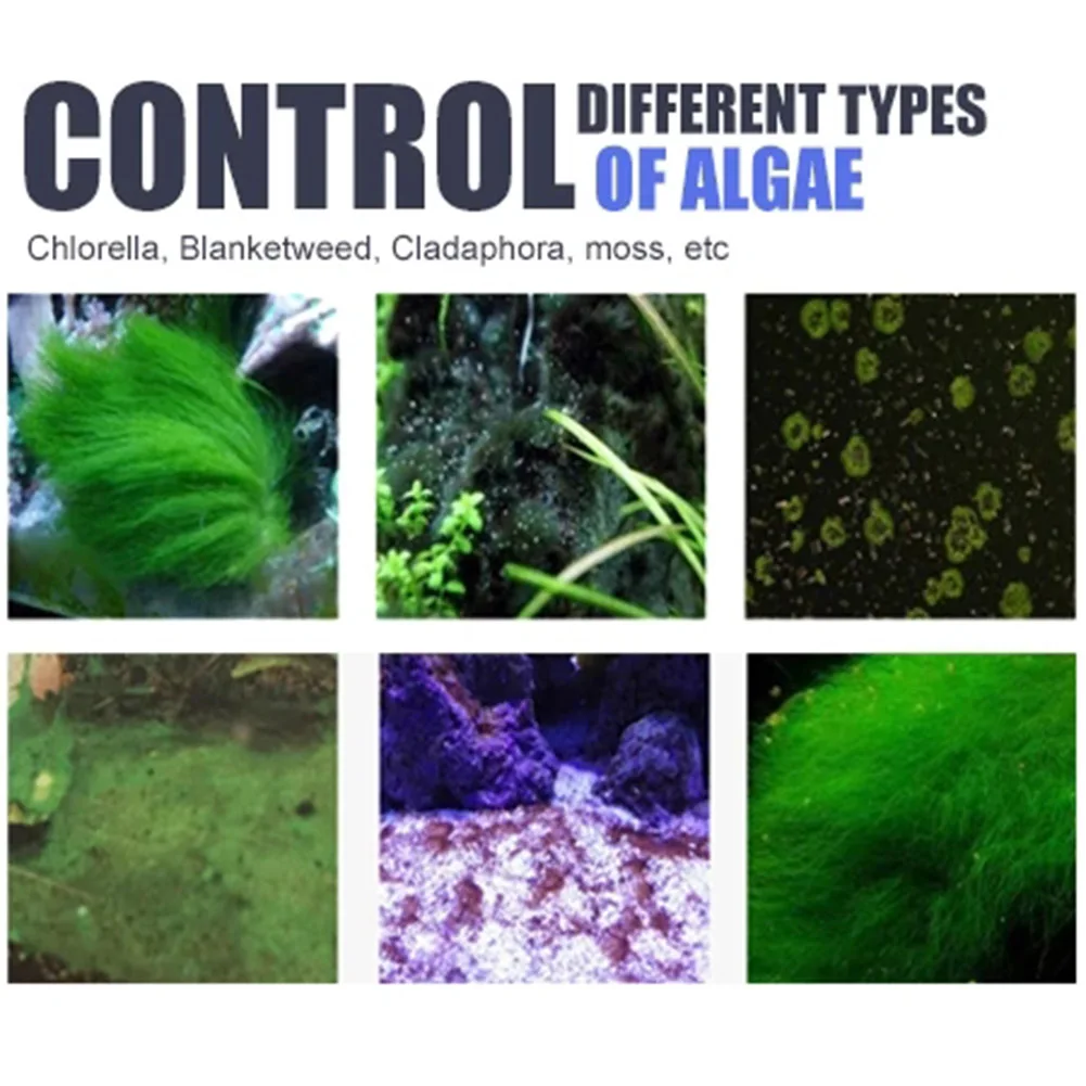 

Algae Repellent Agent Tank Moss Remover Aquarium Fish Tank Cleaning Powder B99