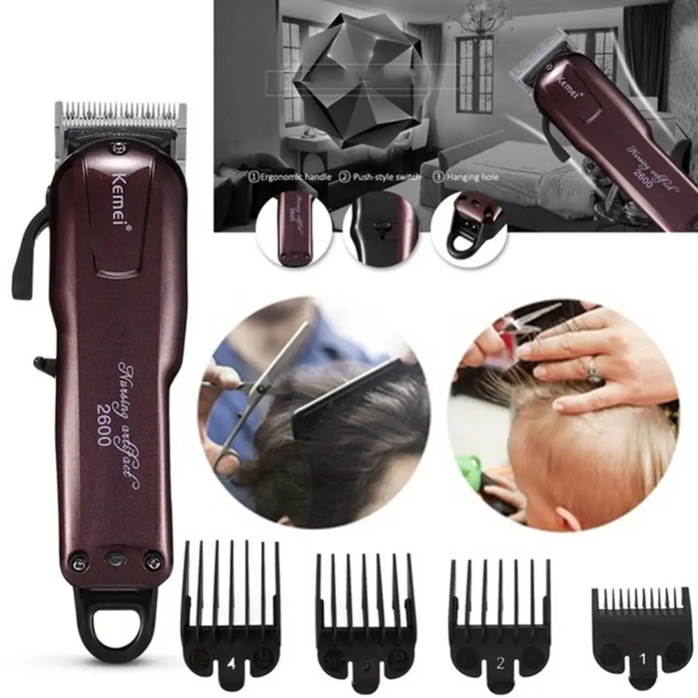 

Hair Trimmer Rechargeable Hair Clipper Pro Baldheaded Electric Haircut Cordless Shaver Trimmer Men Barber Hair Cutting Machine