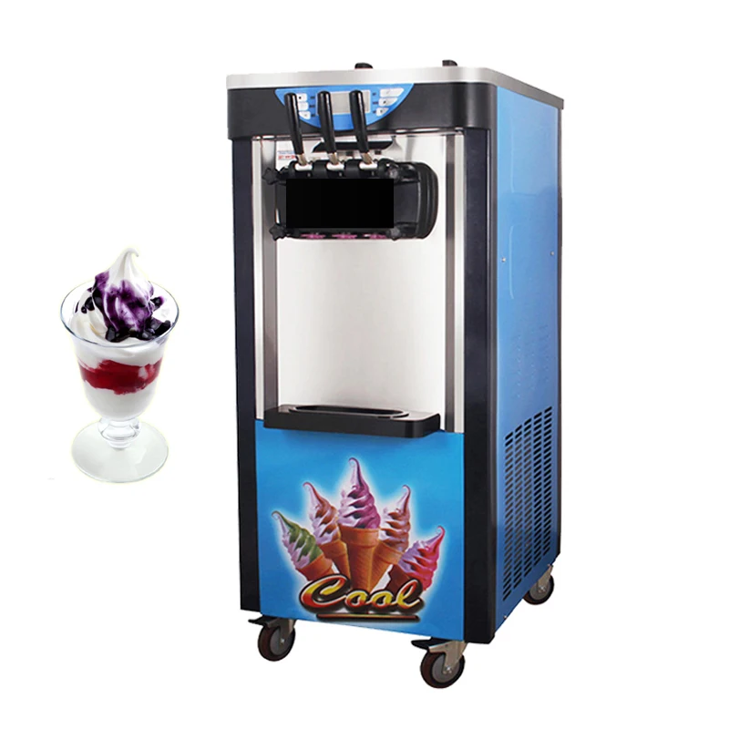 Агрегат для производства мягкого мороженого вертикальный десерт магазин