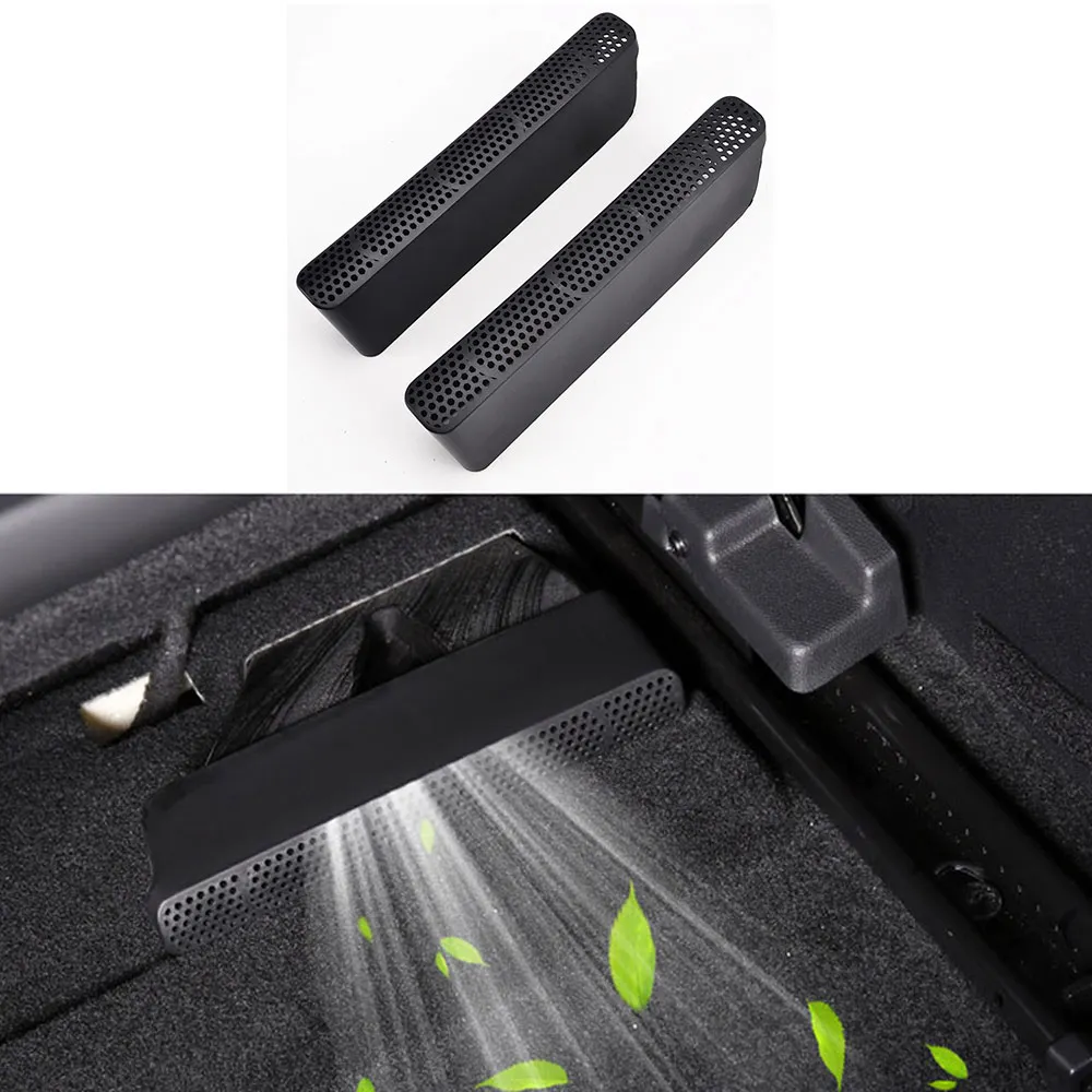 

2pcs/set Car Seat Air Condition AC Vent Outlet Dust Protector Cover Trim For Peugeot 3008 5008 II 2017 2018 Car Accessories